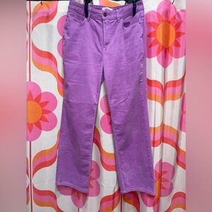 Wrangler High Rise Rodeo Straight Crop Corduroy Pants